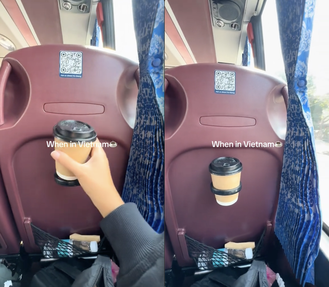 Khách Tây sững sờ khi thấy 1 thứ gắn trên ghế xe khách ở Việt Nam: "Thật là kỳ lạ"!- Ảnh 2.