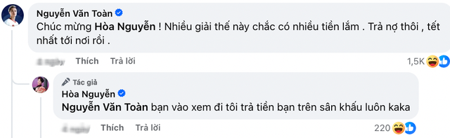 Văn Toàn nhắc thẳng mặt Hoà Minzy: Trả nợ đi, tết đến nơi rồi!- Ảnh 2.