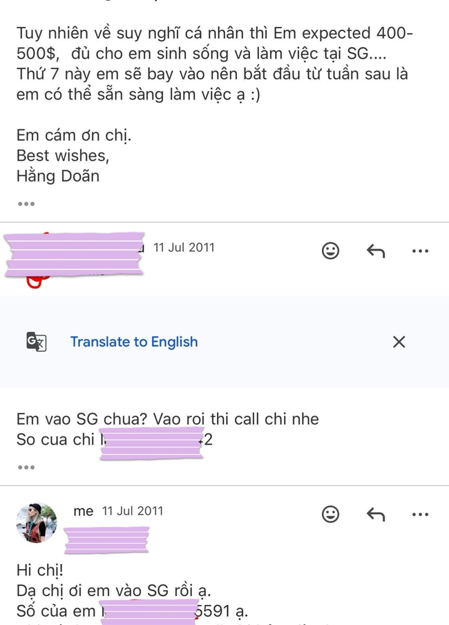 Toàn bộ phản hồi chính thức của nữ trợ lý cũ tố siêu mẫu Hà Anh "quỵt lương": "Tôi muốn để chị ta tự giác"- Ảnh 3.