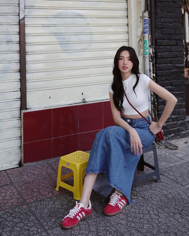 Tủ đồ đời thường của Thùy Tiên: Ngắm là say đắm!- Ảnh 2.