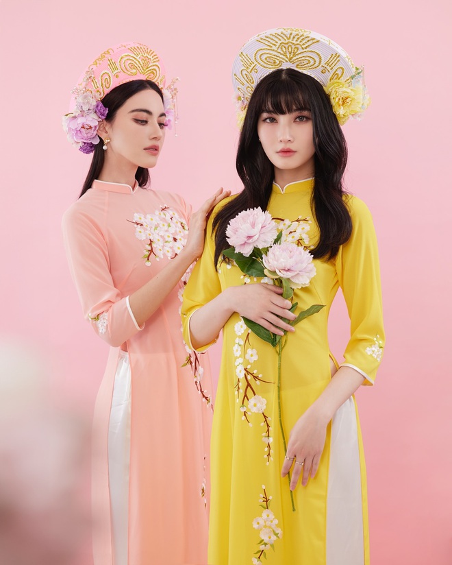 Mai Davika mặc áo dài hóa dâu Việt trên nền nhạc 2 phút hơn, comment toàn khen nức nở- Ảnh 4.