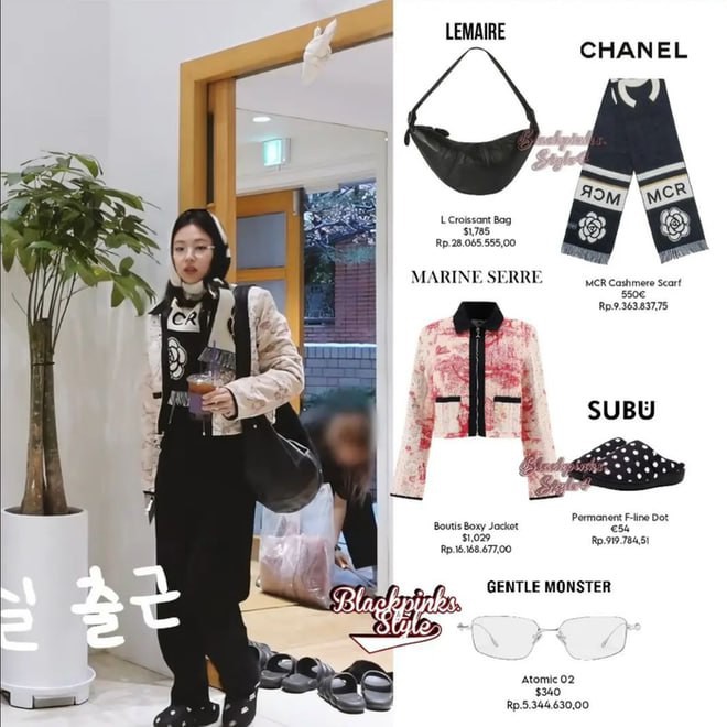 Jennie vẫn nghiện túi “bánh sừng bò” lắm, còn rủ cả Jisoo mê cùng!- Ảnh 6.