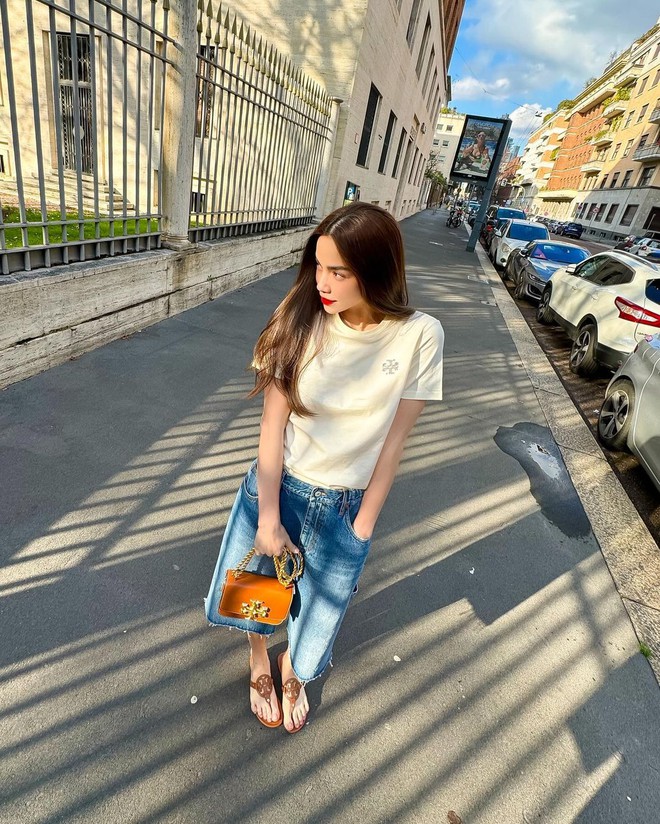 Hà Hồ lựa quần áo đơn giản mà vẫn đẹp ngút ngàn, bí kíp mặc sang cho tuổi U40 là đây!- Ảnh 3. Hà Hồ lựa quần áo đơn giản mà vẫn đẹp ngút ngàn, bí kíp mặc sang cho tuổi U40 là đây!- Ảnh 3.