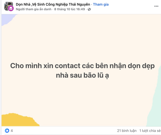 100k - 300k/ tiếng dọn nhà sau lũ: Thương ông bà, không ai chê giá... chỉ sợ không ai đến giúp- Ảnh 1. 100k - 300k/ tiếng dọn nhà sau lũ: Thương ông bà, không ai chê giá... chỉ sợ không ai đến giúp- Ảnh 1.