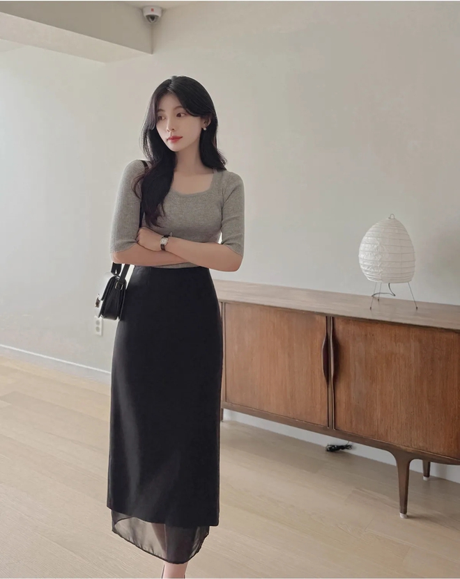 4 mẫu áo đơn giản nhưng trở nên sang trọng hơn bội phần khi diện cùng chân váy- Ảnh 3.