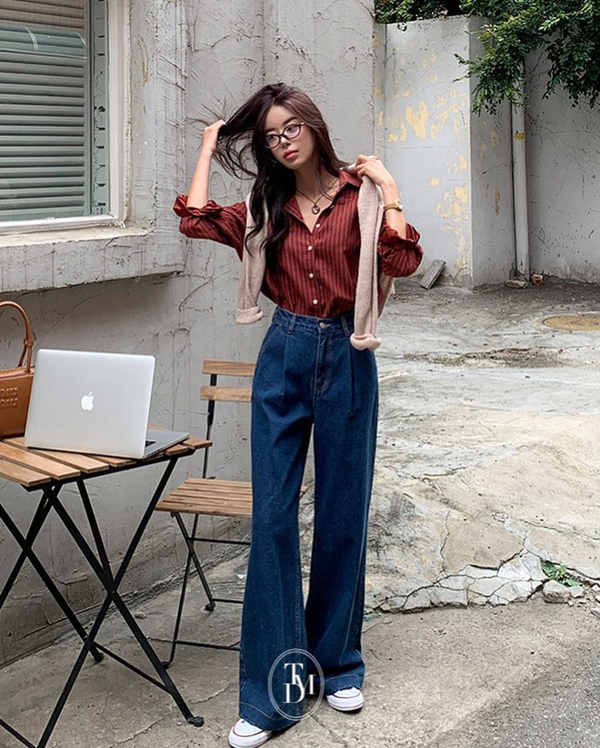 3 mẫu quần ống rộng nhất định phải có: Đẹp và sang ngay cả khi phối đồ tối giản- Ảnh 3.