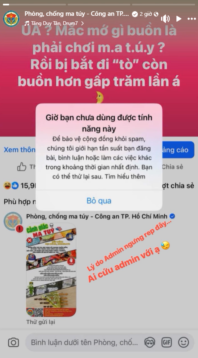Admin fanpage Phòng, chống ma túy - Công an TP. Hồ Chí Minh là ai mà "quăng miếng" cười mệt, hot quá hot?- Ảnh 9.