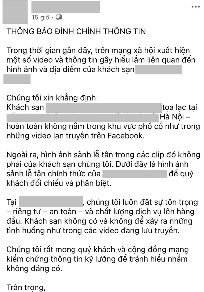 Các khách sạn ở Hà Nội lên tiếng khẩn- Ảnh 2.