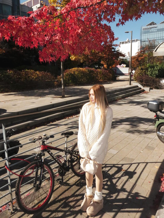 Ngần này sao Việt thăng hạng visual nhờ mùa thu Hàn Quốc: Điện ảnh quá rồi!- Ảnh 19.