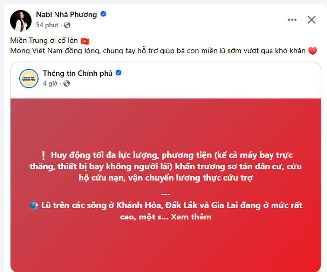 Trấn Thành - Hương Giang cùng dàn sao Việt đồng lòng hướng về người dân vùng lũ- Ảnh 9. Trấn Thành - Hương Giang cùng dàn sao Việt đồng lòng hướng về người dân vùng lũ- Ảnh 9.
