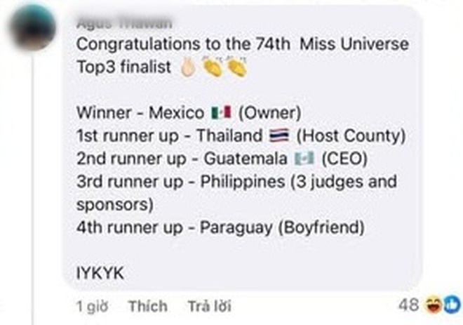 Liên hoàn phốt ở Miss Universe: Tân Hoa hậu bị tố đăng quang nhờ quan hệ, nghi rò rỉ ảnh thân mật cùng Chủ tịch- Ảnh 4.