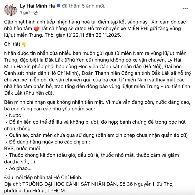 Trấn Thành - HIEUTHUHAI chuyển khoản nóng hàng trăm triệu, Hương Giang vừa về nước liền đến hỗ trợ vùng lũ- Ảnh 7. Trấn Thành - HIEUTHUHAI chuyển khoản nóng hàng trăm triệu, Hương Giang vừa về nước liền đến hỗ trợ vùng lũ- Ảnh 7.