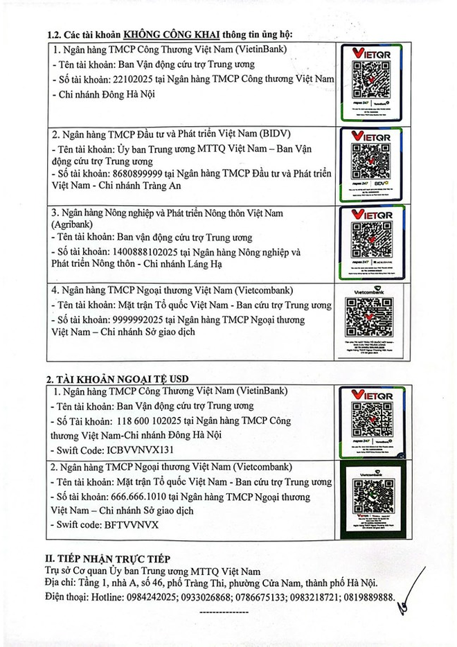 Không ngờ có ngày số tài khoản MTTQ lại được dán ở đây!- Ảnh 13.