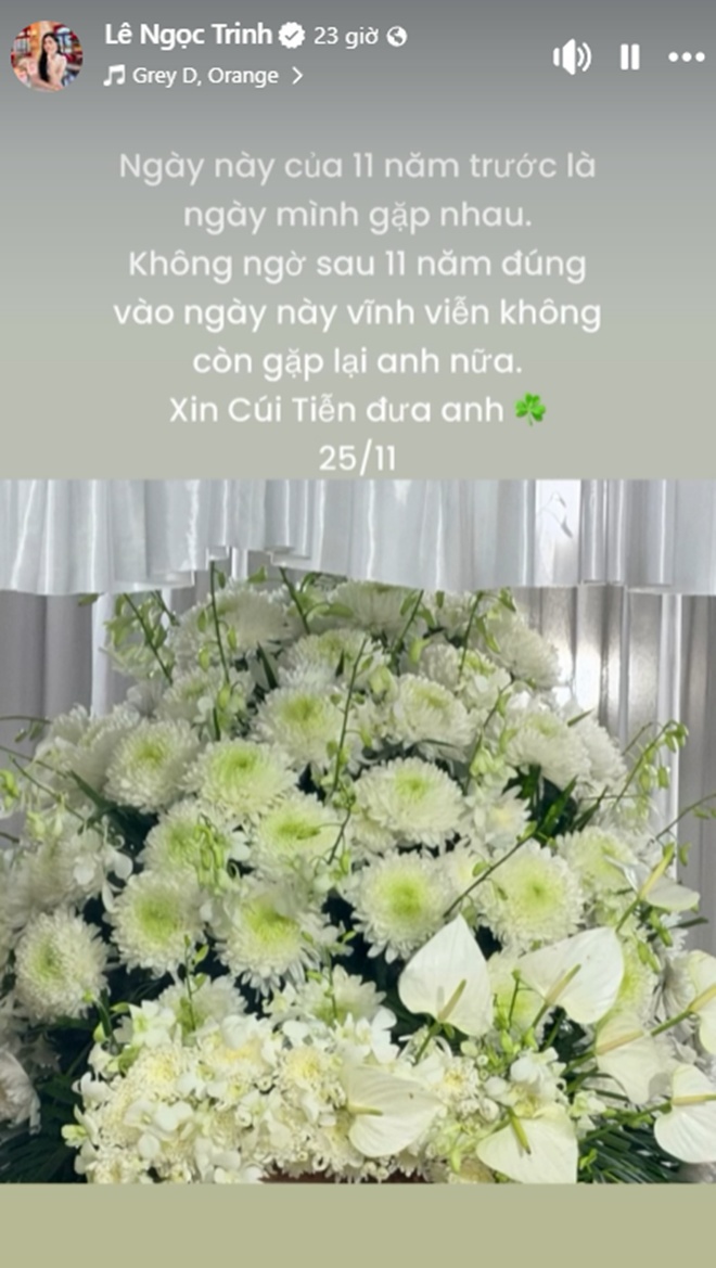Bạn trai cũ vừa qua đời của Ngọc Trinh là ai?- Ảnh 2. Bạn trai cũ vừa qua đời của Ngọc Trinh là ai?- Ảnh 2.