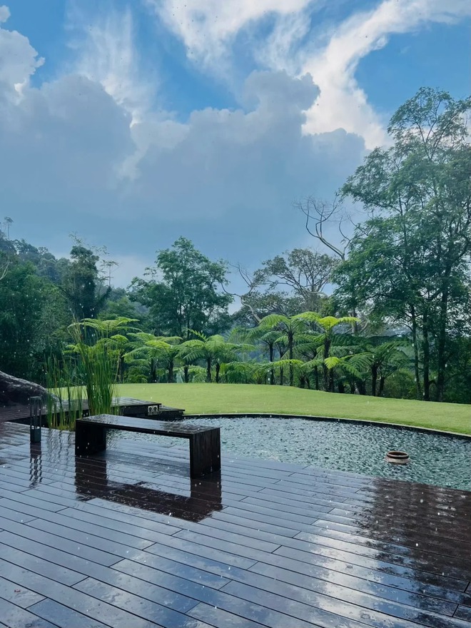 Biệt thự như resort của Hồ Tịnh: Nhà trong mơ giữa rừng nhiệt đới, chồng giàu lại chiều vợ hết mức- Ảnh 4. Biệt thự như resort của Hồ Tịnh: Nhà trong mơ giữa rừng nhiệt đới, chồng giàu lại chiều vợ hết mức- Ảnh 4.