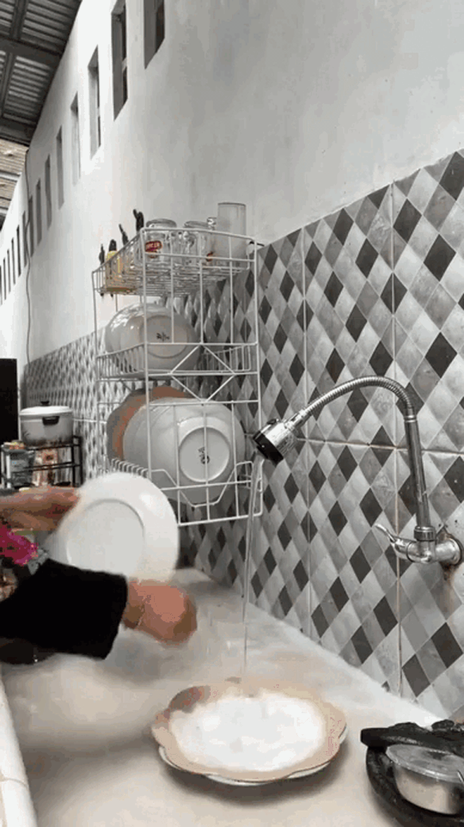 Bồn rửa bát to như bể cá khiến netizen "hoài nghi nhân sinh"- Ảnh 6.