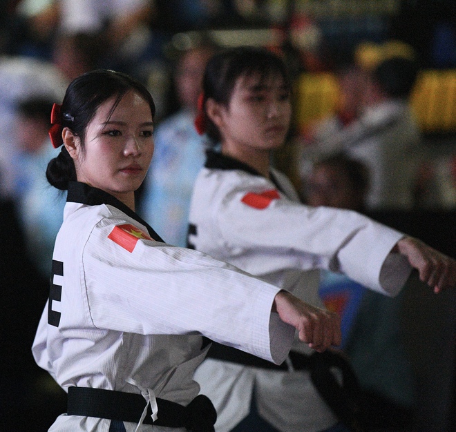 Mê mẩn dàn hot girl Taekwondo ở SEA Games, bên ngoài xinh đẹp, vào sân "thét ra lửa", VĐV Việt Nam có phải xinh nhất?- Ảnh 13.