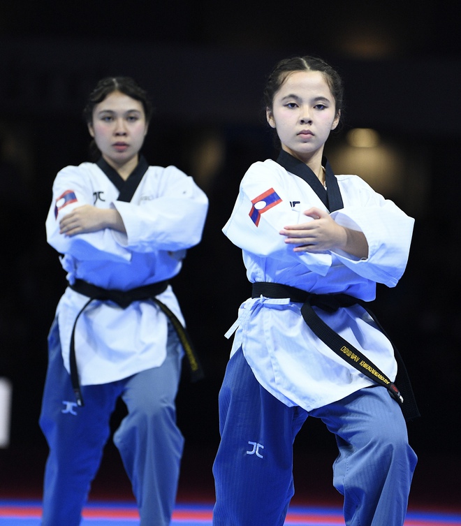 Mê mẩn dàn hot girl Taekwondo ở SEA Games, bên ngoài xinh đẹp, vào sân "thét ra lửa", VĐV Việt Nam có phải xinh nhất?- Ảnh 17.