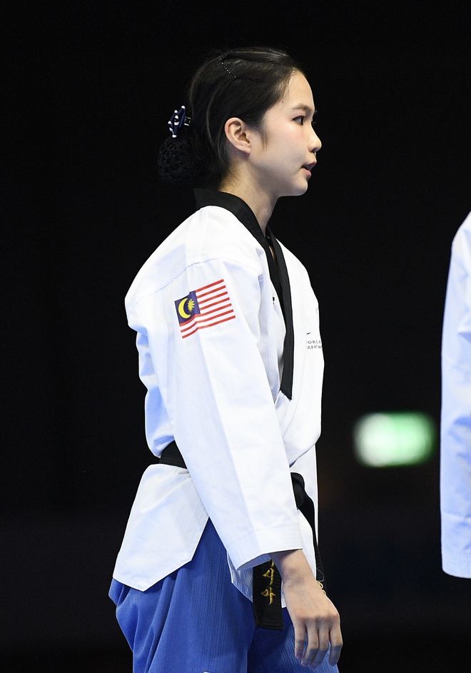 Mê mẩn dàn hot girl Taekwondo ở SEA Games, bên ngoài xinh đẹp, vào sân "thét ra lửa", VĐV Việt Nam có phải xinh nhất?- Ảnh 20.
