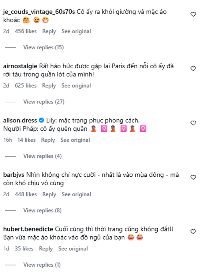 Lily Collins giúp Rosé không còn đơn độc, hóa ra dân châu Âu cũng ngứa mắt với trend đồ ngủ- Ảnh 6.