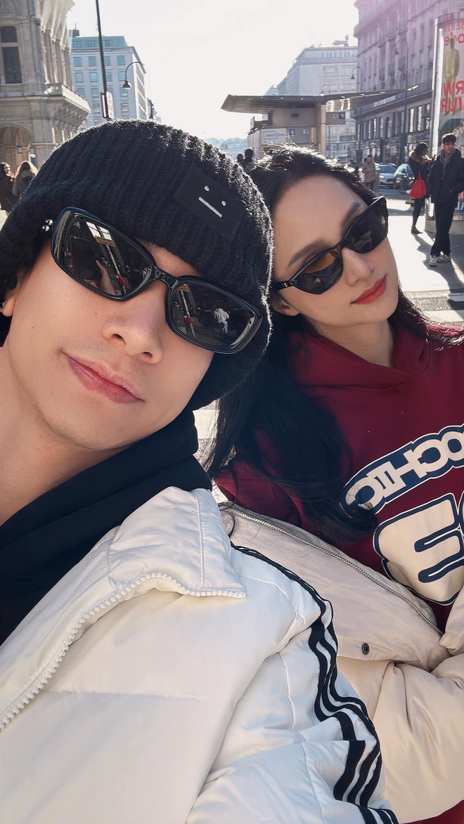 Hương Giang quấn quýt bên "người đàn ông lạ" tại khu nghỉ dưỡng ở Lào- Ảnh 6.