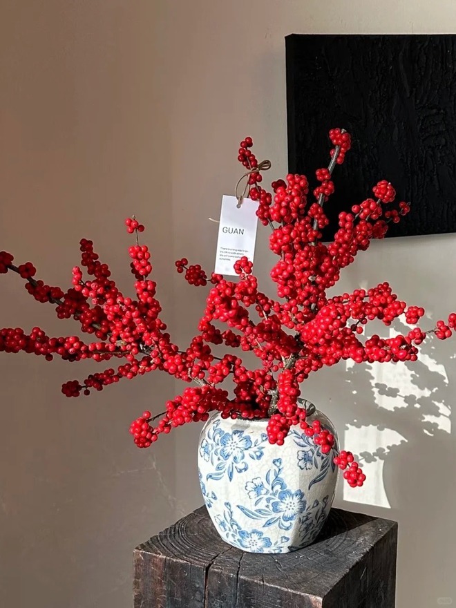 Bí kíp cắm đào đông đỏ chơi bền xuyên Tết 2026: Loài "trân châu đỏ" giúp gia chủ vượng khí, đỏ vận cả năm- Ảnh 26.