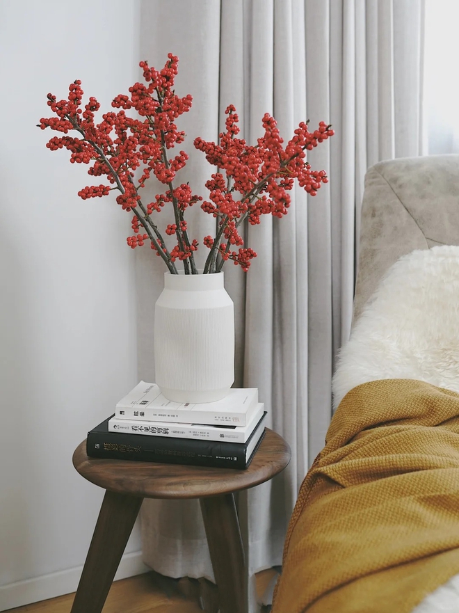 Bí kíp cắm đào đông đỏ chơi bền xuyên Tết 2026: Loài "trân châu đỏ" giúp gia chủ vượng khí, đỏ vận cả năm- Ảnh 9.