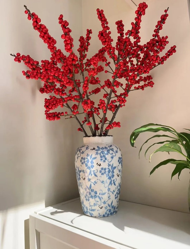 Bí kíp cắm đào đông đỏ chơi bền xuyên Tết 2026: Loài "trân châu đỏ" giúp gia chủ vượng khí, đỏ vận cả năm- Ảnh 18.