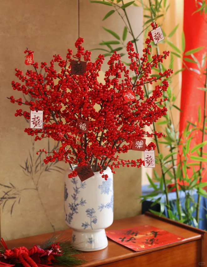 Bí kíp cắm đào đông đỏ chơi bền xuyên Tết 2026: Loài "trân châu đỏ" giúp gia chủ vượng khí, đỏ vận cả năm- Ảnh 24.