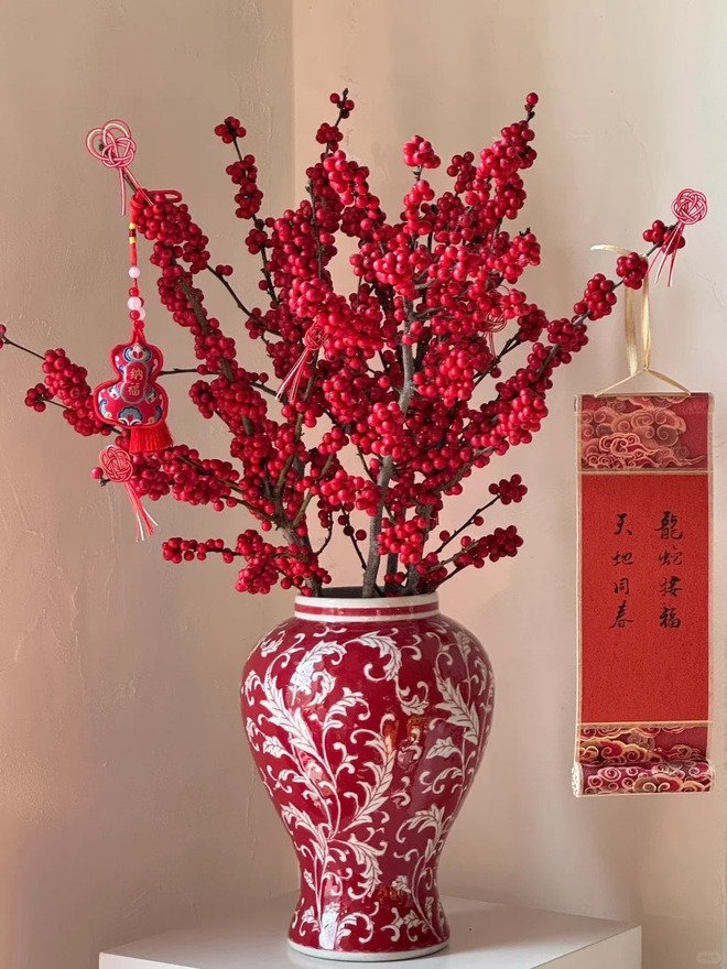 Bí kíp cắm đào đông đỏ chơi bền xuyên Tết 2026: Loài "trân châu đỏ" giúp gia chủ vượng khí, đỏ vận cả năm- Ảnh 27.