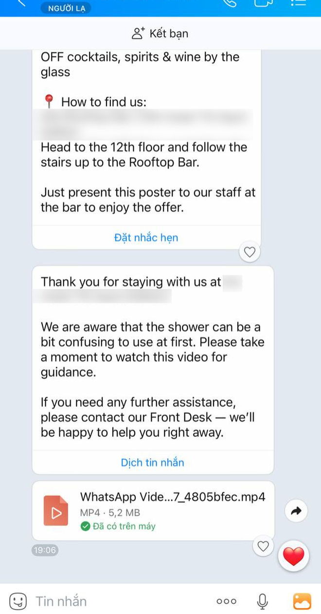 Thấy khách sạn gửi tin nhắn này qua Zalo thì hãy kiểm tra ngay trước khi thanh toán- Ảnh 2.