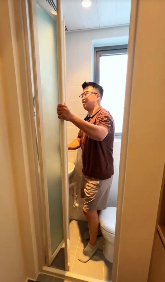 Căn hộ vỏn vẹn 3m² ở Hồng Kông có giá gần 2 tỷ, đi tắm phải ngồi lên bồn cầu- Ảnh 5.