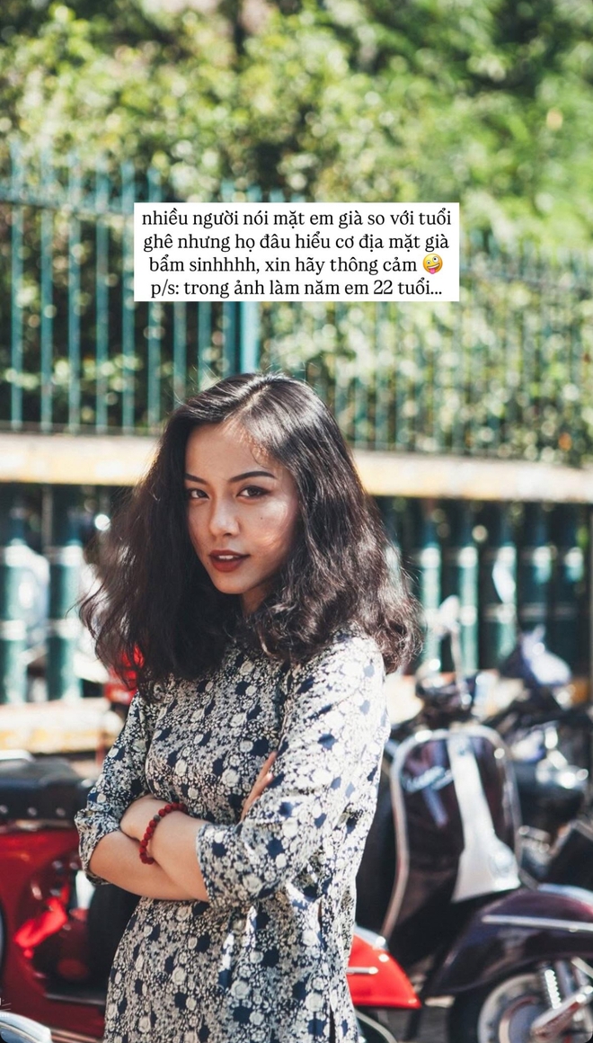 "Phú bà" tự nhận cơ địa mặt già bẩm sinh, tung hình hồi lớp 7 để chứng minh... visual "đóng băng"- Ảnh 1. "Phú bà" tự nhận cơ địa mặt già bẩm sinh, tung hình hồi lớp 7 để chứng minh... visual "đóng băng"- Ảnh 1.
