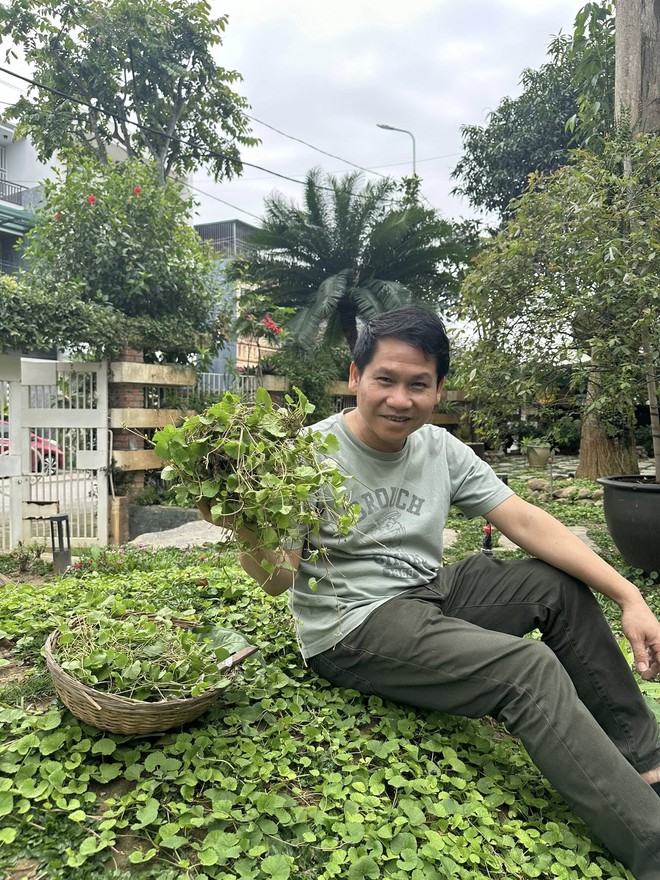 Cuộc sống tuổi 49 cực chill của Trọng Tấn trong biệt thự sân vườn tại Thanh Hóa: Nuôi gà, trồng rau má, hái nhót chín- Ảnh 4.