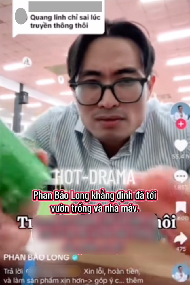 Phan Bảo Long nói gì sau xóa sạch clip bênh vực kẹo rau KERA?- Ảnh 1.