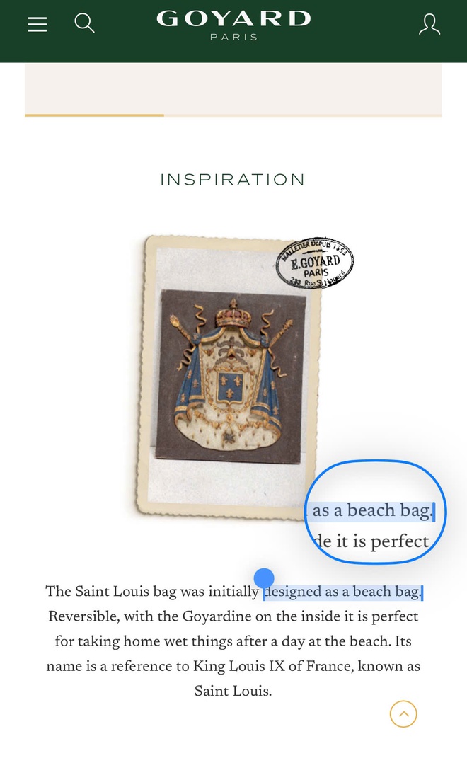 Drama túi Goyard 50 triệu bị chảy màu có cái kết "quay xe": Sự thật về chiếc túi xa xỉ nghe rất ngậm ngùi- Ảnh 4. Drama túi Goyard 50 triệu bị chảy màu có cái kết "quay xe": Sự thật về chiếc túi xa xỉ nghe rất ngậm ngùi- Ảnh 4.