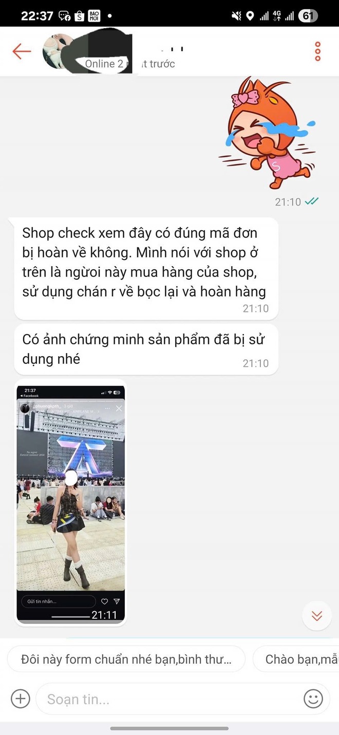 Cả cõi mạng tức giận: Cô gái “hoàn hàng” sau khi mặc 3 tiếng và dầm mưa tại concert Anh Trai Say Hi!- Ảnh 3. Cả cõi mạng tức giận: Cô gái “hoàn hàng” sau khi mặc 3 tiếng và dầm mưa tại concert Anh Trai Say Hi!- Ảnh 3.