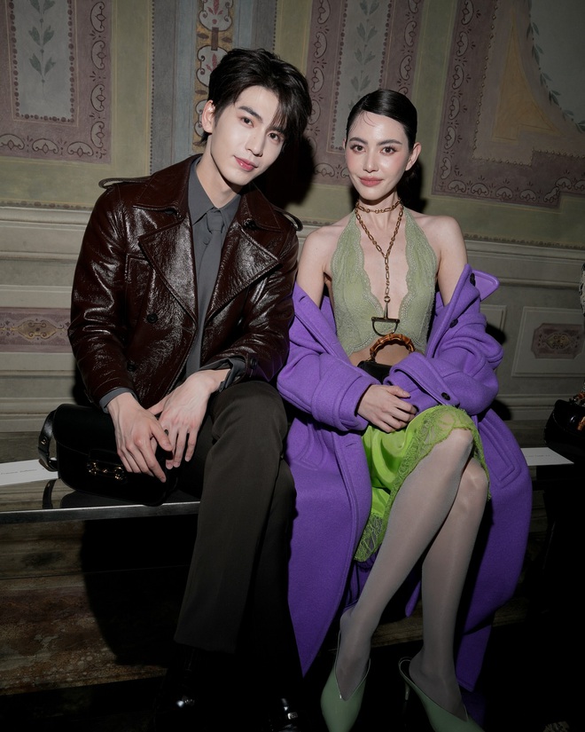 Trương Lăng Hách "đẹp hơn hoa", Mai Davika khoe lưng trần táo bạo tại show Gucci mới nhất- Ảnh 14.