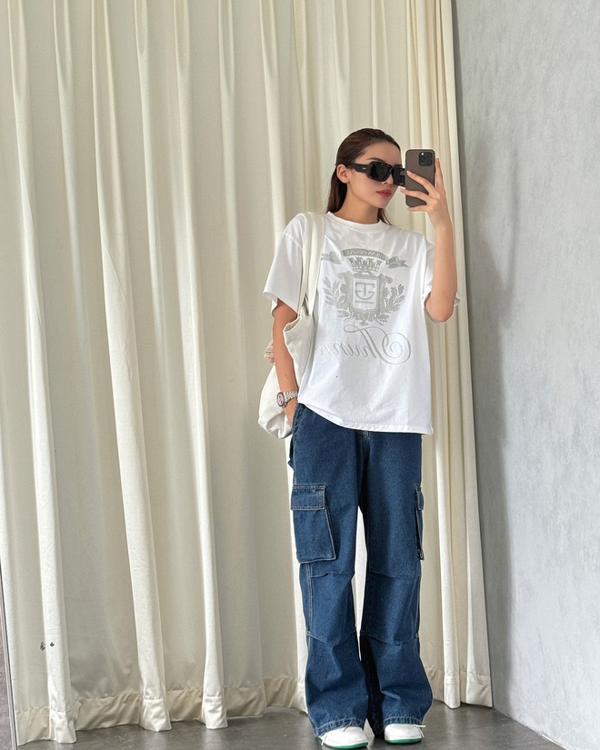 3 mỹ nhân mặc quần jeans đẹp nhất hiện tại: Phối đồ xuất sắc đến từng bộ, mọi nàng đều nên tham khảo- Ảnh 3.