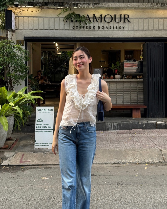 3 mỹ nhân mặc quần jeans đẹp nhất hiện tại: Phối đồ xuất sắc đến từng bộ, mọi nàng đều nên tham khảo- Ảnh 7.