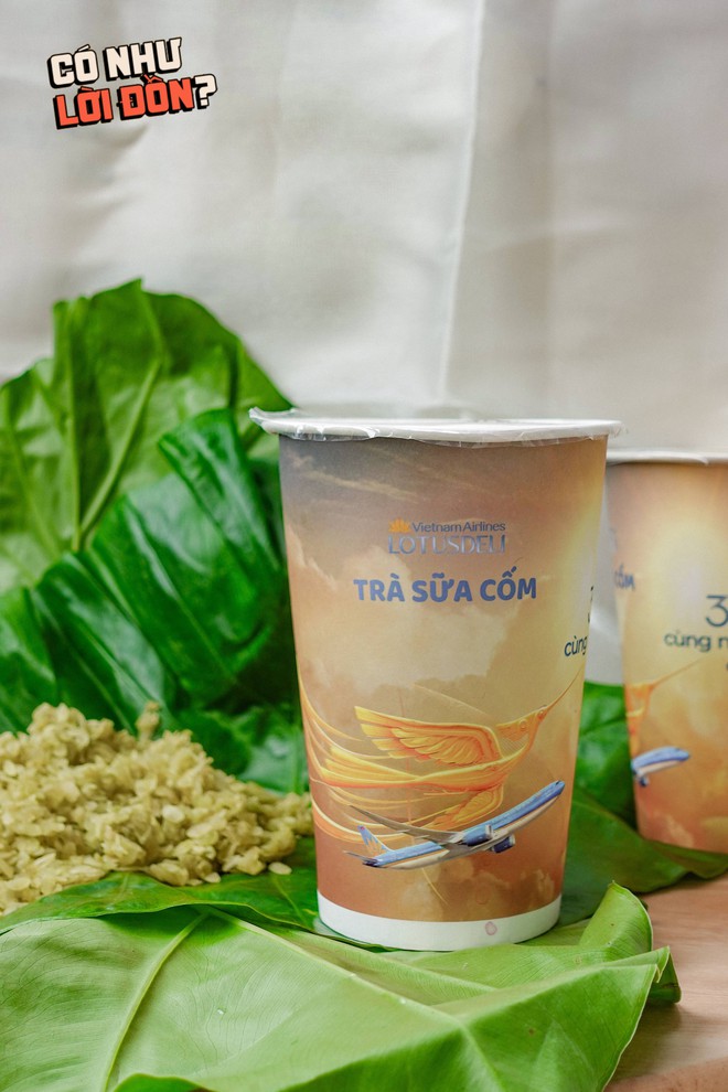 Cận cảnh cốc trà sữa cốm 50k của Vietnam Airlines: Bao bì đẹp nhưng topping bên trong mới là điều đáng chú ý- Ảnh 11. Cận cảnh cốc trà sữa cốm 50k của Vietnam Airlines: Bao bì đẹp nhưng topping bên trong mới là điều đáng chú ý- Ảnh 11.