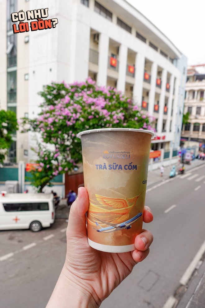 Cận cảnh cốc trà sữa cốm 50k của Vietnam Airlines: Bao bì đẹp nhưng topping bên trong mới là điều đáng chú ý- Ảnh 2. Cận cảnh cốc trà sữa cốm 50k của Vietnam Airlines: Bao bì đẹp nhưng topping bên trong mới là điều đáng chú ý- Ảnh 2.