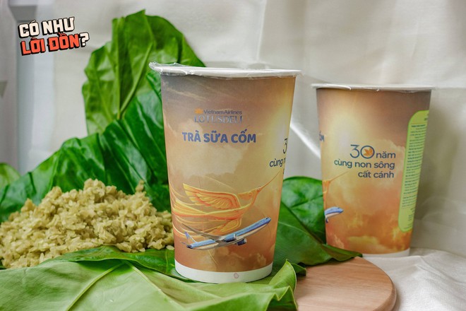 Cận cảnh cốc trà sữa cốm 50k của Vietnam Airlines: Bao bì đẹp nhưng topping bên trong mới là điều đáng chú ý- Ảnh 5. Cận cảnh cốc trà sữa cốm 50k của Vietnam Airlines: Bao bì đẹp nhưng topping bên trong mới là điều đáng chú ý- Ảnh 5.