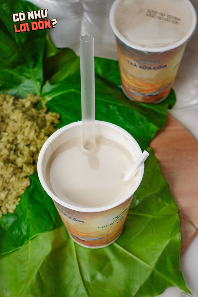 Cận cảnh cốc trà sữa cốm 50k của Vietnam Airlines: Bao bì đẹp nhưng topping bên trong mới là điều đáng chú ý- Ảnh 6. Cận cảnh cốc trà sữa cốm 50k của Vietnam Airlines: Bao bì đẹp nhưng topping bên trong mới là điều đáng chú ý- Ảnh 6.