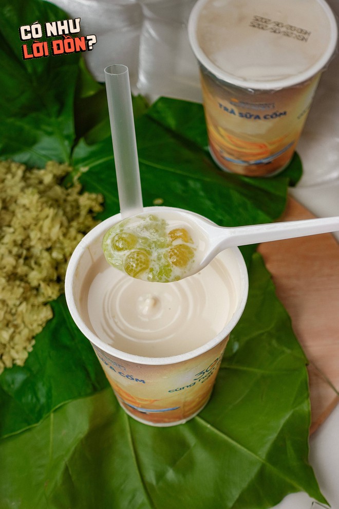 Cận cảnh cốc trà sữa cốm 50k của Vietnam Airlines: Bao bì đẹp nhưng topping bên trong mới là điều đáng chú ý- Ảnh 8. Cận cảnh cốc trà sữa cốm 50k của Vietnam Airlines: Bao bì đẹp nhưng topping bên trong mới là điều đáng chú ý- Ảnh 8.