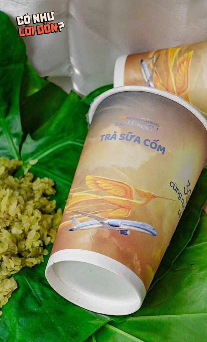 Cận cảnh cốc trà sữa cốm 50k của Vietnam Airlines: Bao bì đẹp nhưng topping bên trong mới là điều đáng chú ý- Ảnh 9. Cận cảnh cốc trà sữa cốm 50k của Vietnam Airlines: Bao bì đẹp nhưng topping bên trong mới là điều đáng chú ý- Ảnh 9.