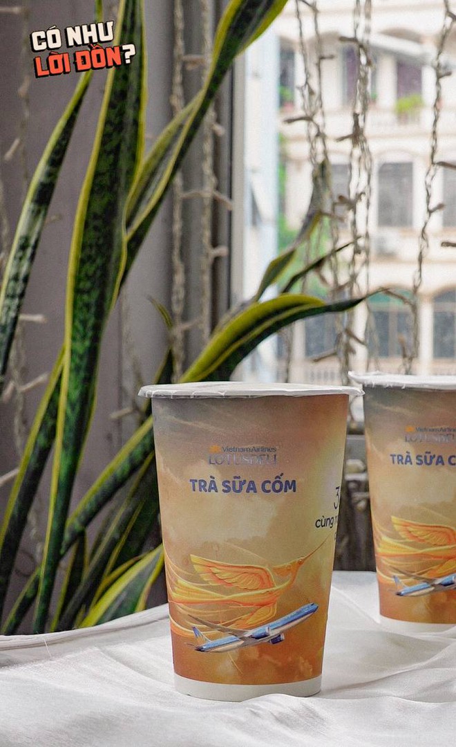 Cận cảnh cốc trà sữa cốm 50k của Vietnam Airlines: Bao bì đẹp nhưng topping bên trong mới là điều đáng chú ý- Ảnh 12. Cận cảnh cốc trà sữa cốm 50k của Vietnam Airlines: Bao bì đẹp nhưng topping bên trong mới là điều đáng chú ý- Ảnh 12.