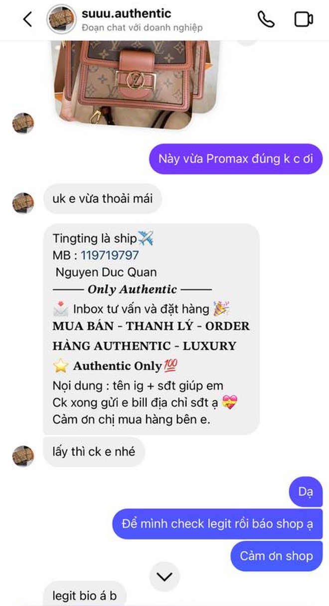 Mua đồ hiệu trên mạng: Khi tiền trao đi bằng niềm tin, bài học cay đắng là điều hiển nhiên nhận được- Ảnh 10. Mua đồ hiệu trên mạng: Khi tiền trao đi bằng niềm tin, bài học cay đắng là điều hiển nhiên nhận được- Ảnh 10.