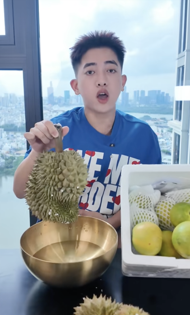 Lùm xùm sầu riêng mini giá 150k của Hoàng Anh Panda: Phát ngôn "sầu ngâm thuốc ăn ngon hơn" gây sốc- Ảnh 1.