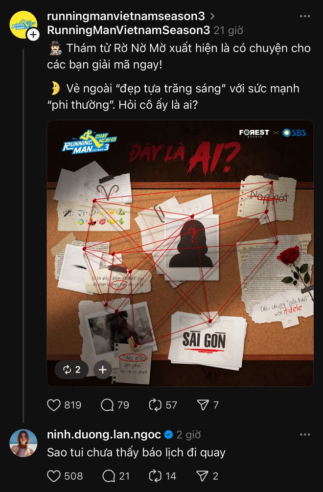 1 Chị Đẹp tham gia Running Man Việt mùa 3, hint rõ mồn một cũng không bằng màn tự "spoil" của chính chủ- Ảnh 3.